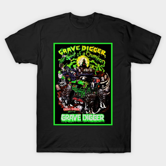 The Green Spirit T-Shirt by rickyrickbob